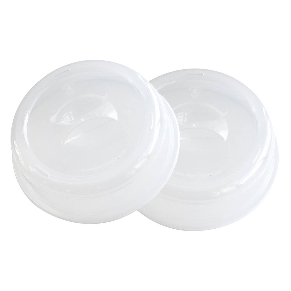 Nordic Ware 10" Splatter Covers, 2 Pack, Clear