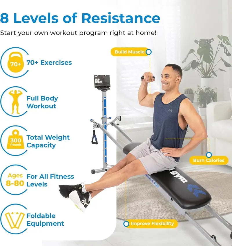 Total Gym APEX Home Fitness System – Full-Body Workout Equipment