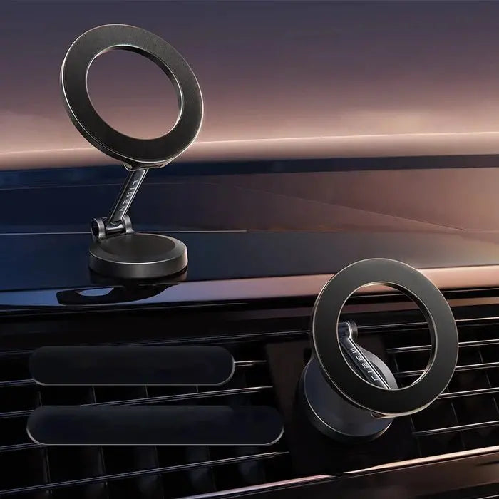 Strong Magnetic Car Phone Mount – Adjustable Air Vent & Dashboard Holder