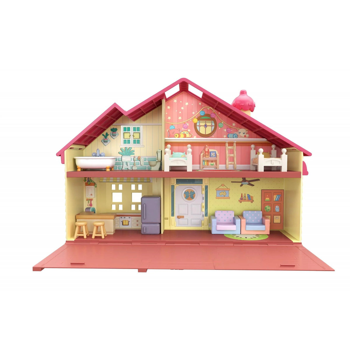 Bluey Family Home - Bluey 2.5-3 Figure with Home Playset"
