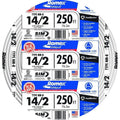 Southwire 250-Foot 14/2 NM-B Romex Cable — SIMpull® Cu, Indoor Residential Wiring