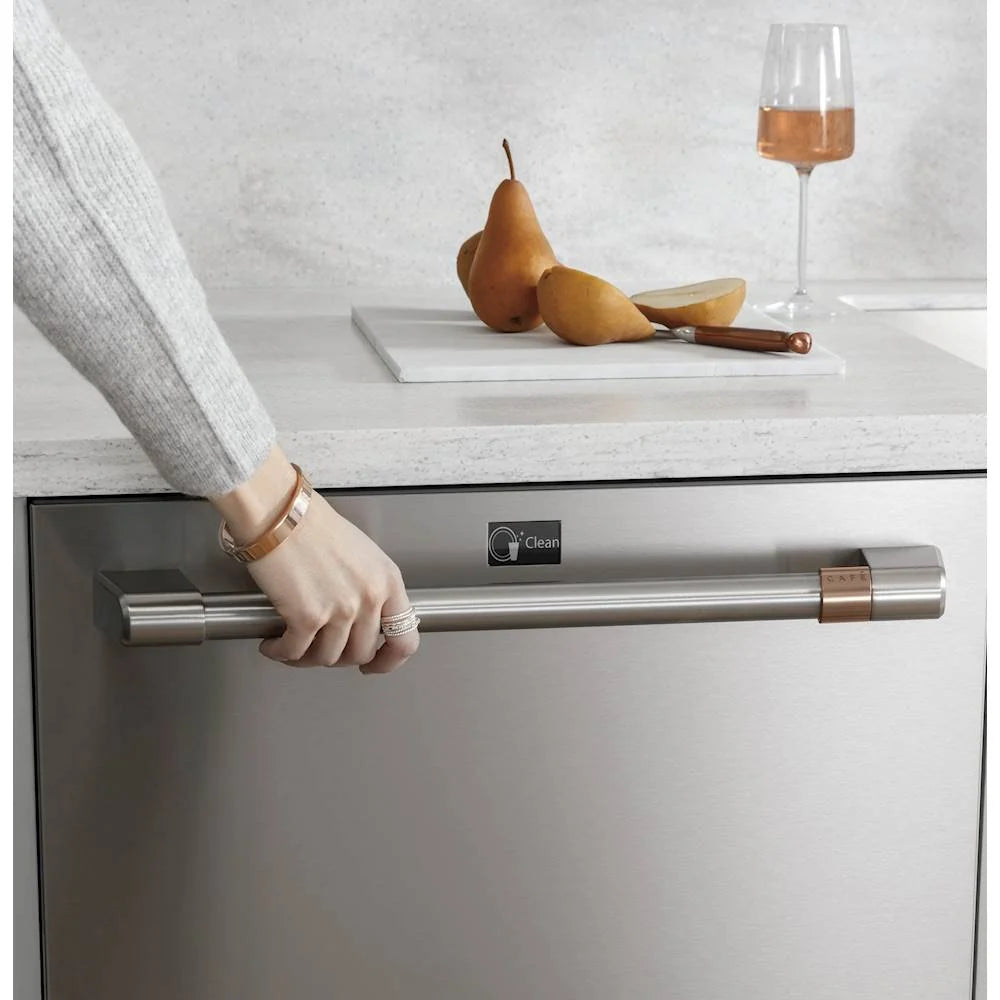 Café - Top Control Built-In Dishwasher with Stainless Steel Tub, 3rd Rack, 39dBA - Stainless steel