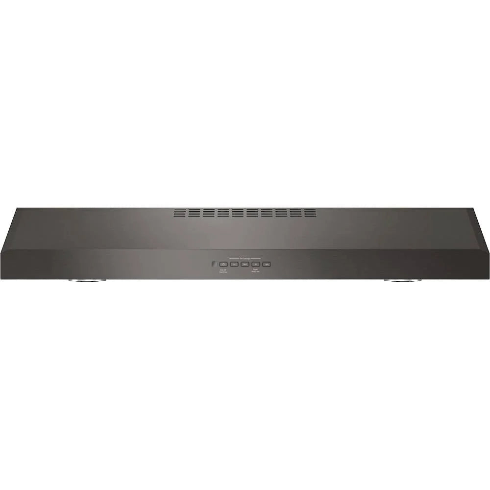 GE - 36" Convertible Range Hood - Black stainless steel