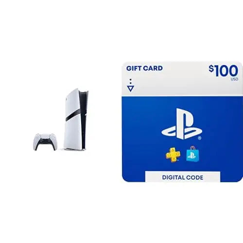 Sony PlayStation 5 Console – 1TB Disc Edition Gaming System with DualSense Controller