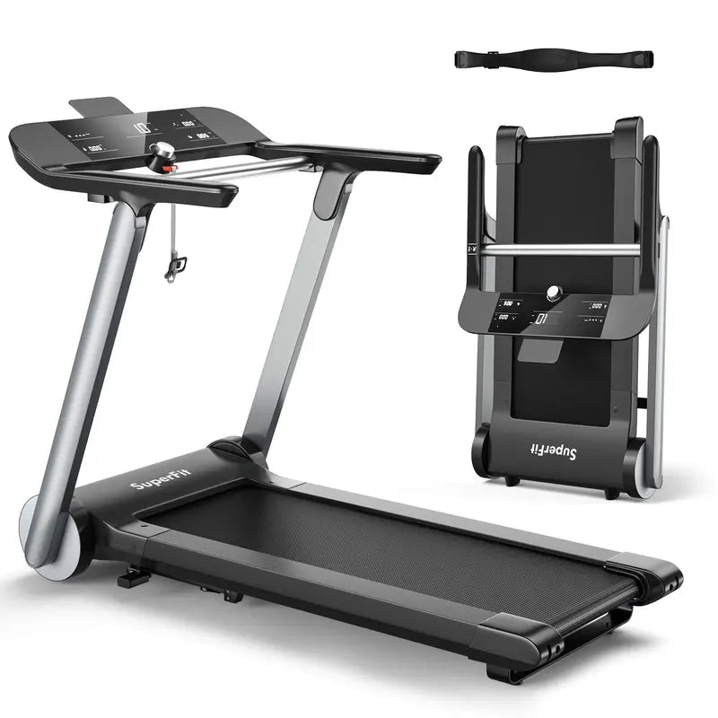 Commercial-Grade Folding Treadmill  Heavy-Duty Gym-Ready Running Machine