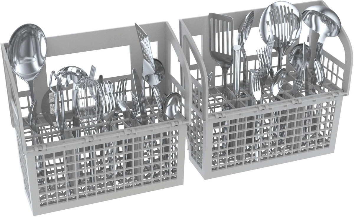 Bosch - 800 Series 24" Top Control Built-In Dishwasher with CrystalDry, Stainless Steel Tub, 3rd Rack, 42 dBa - Stainless steel