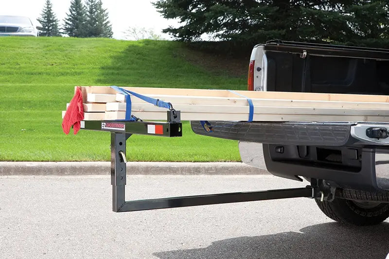 Tricam SLE-1 2 in 1 E-Z Hitch-Mounted Load Extender, 350-Pound Capacity, Black Finish