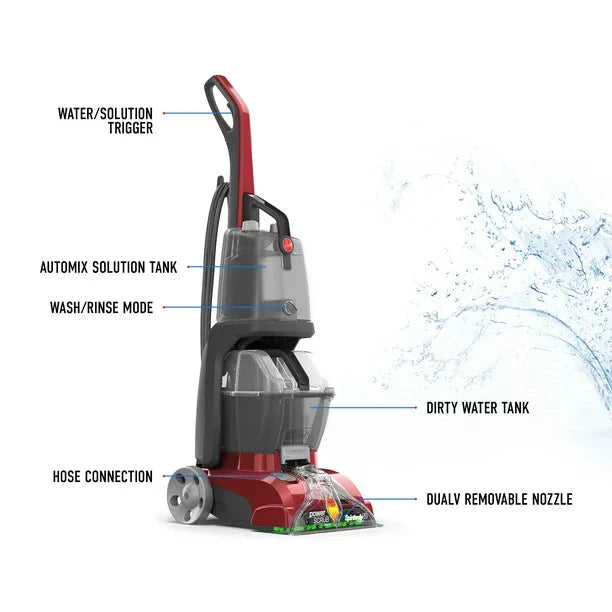 Hoover PowerScrub Carpet Cleaner With SpinScrub Technology . FH50135