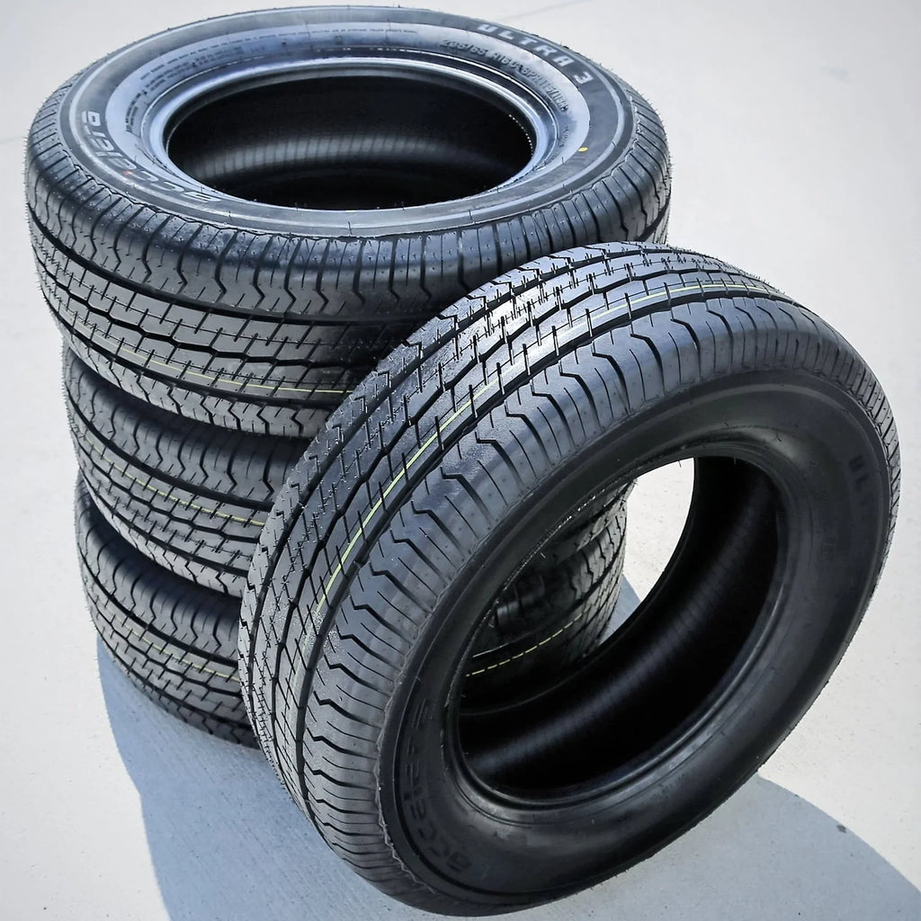Pair of 2 (TWO) Accelera Ultra 3 235/65R16 Load D (8 Ply) Commercial Tires