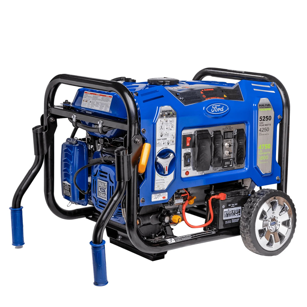 Ford 5, 250 - Watt Dual Fuel Portable Generator with Wireless Remote Start