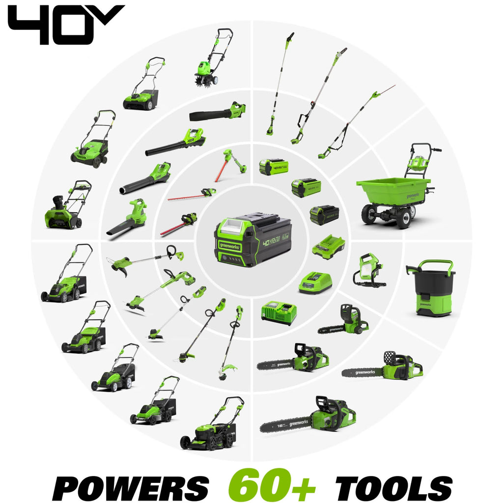 Greenworks 40V 24" Hedge Trimmer with (1) 2Ah Battery and Charger 22262VT