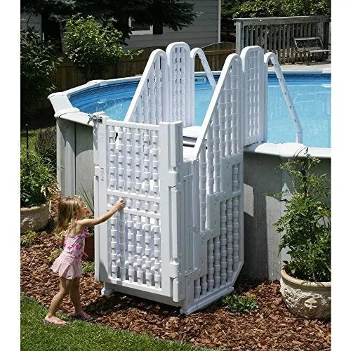 Step-In Pool Access System with Integrated Door – Model 2026