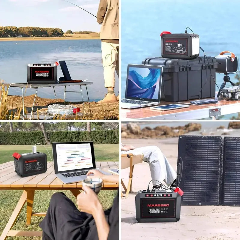 Compact Portable Power Station  88Wh Solar-Compatible Lithium Battery with Fast-Charging Output