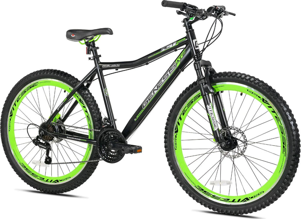 Genesis 27.5 RCT Mens Mountain Bike . Black/Green