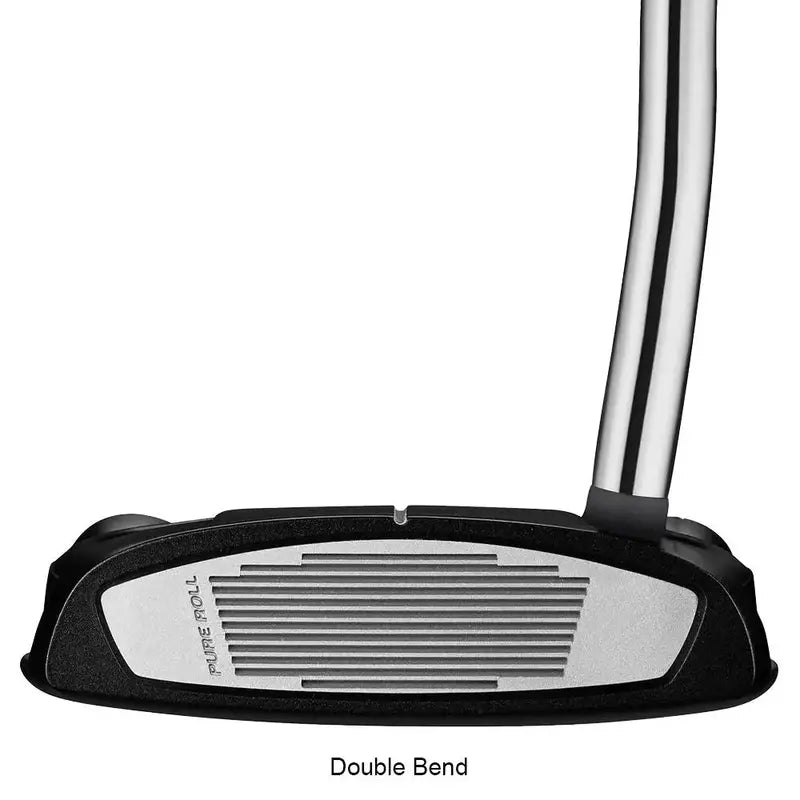 TaylorMade Spider Tour Black Putter – Double Bend Shaft, Tour-Validated Alignment