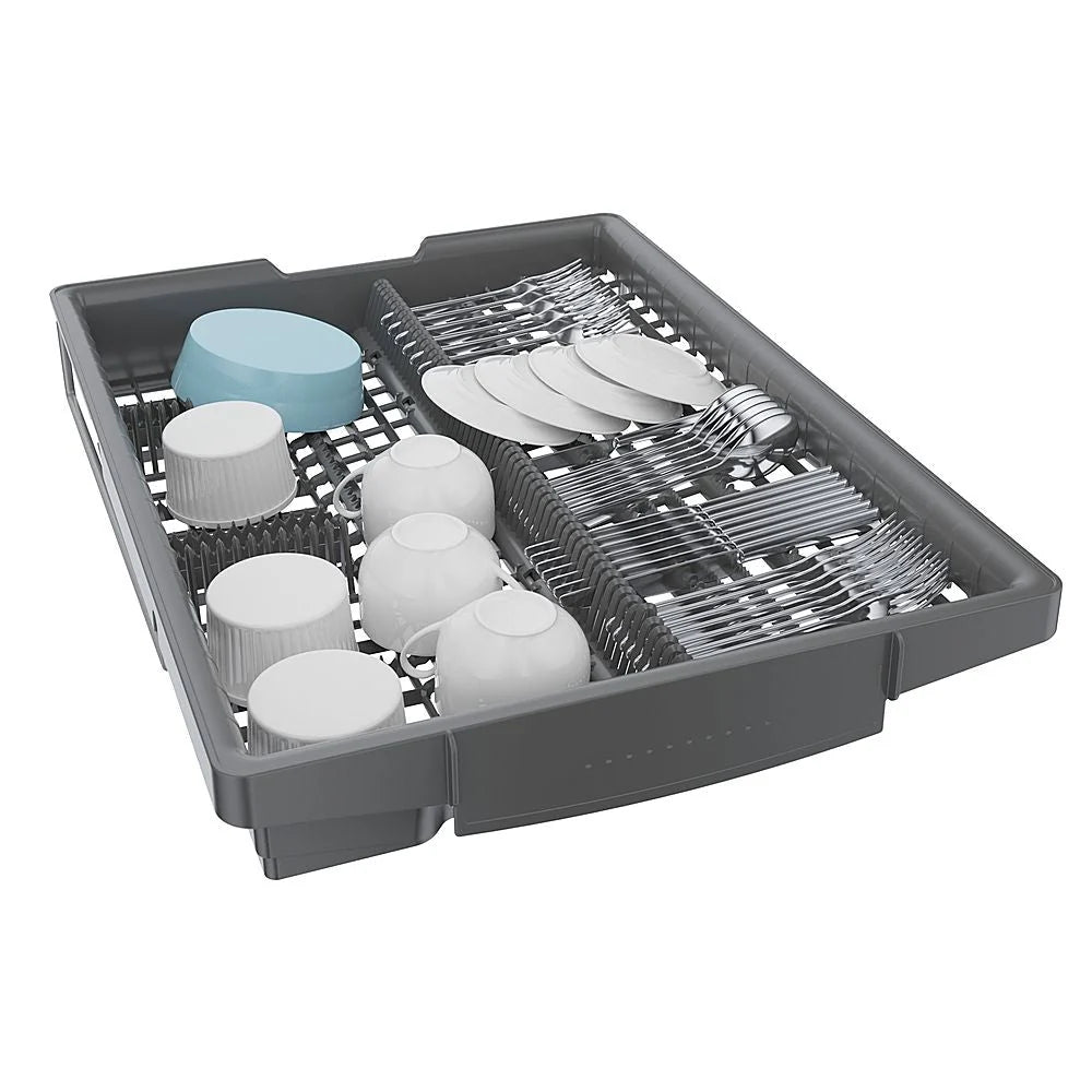 Bosch - 800 Series 18" Top Control Smart Built-In Dishwasher with 3rd Rack and 44 dBA - Silver