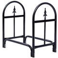 Compact 2-Foot Firewood Rack  Space-Saving Indoor and Outdoor Log Holder
