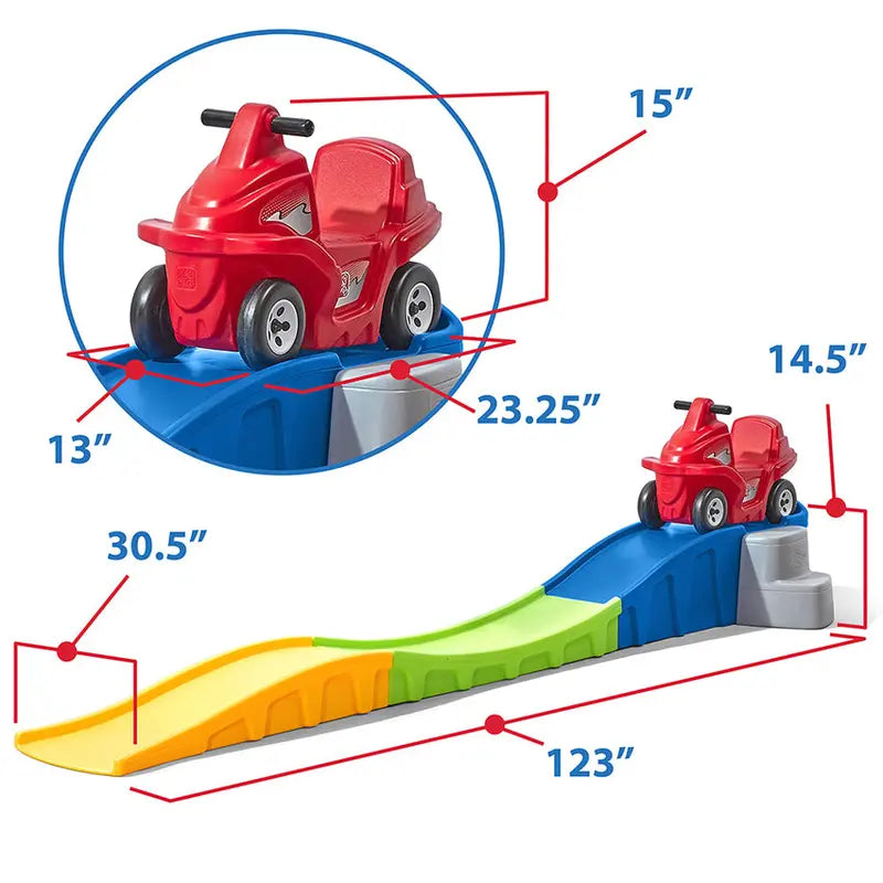 Step2 Anniversary Roller Coaster Ride-On – Up-and-Down Track Toy for Kids