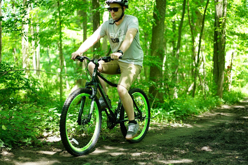 Genesis 27.5 RCT Mens Mountain Bike . Black/Green