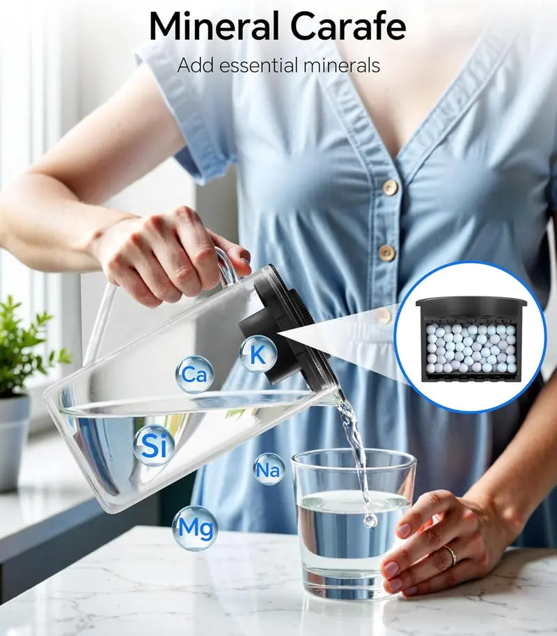 Stokk Countertop Reverse Osmosis Water Filter – TDS & PFAS Reduction System, Compact RO Purifier