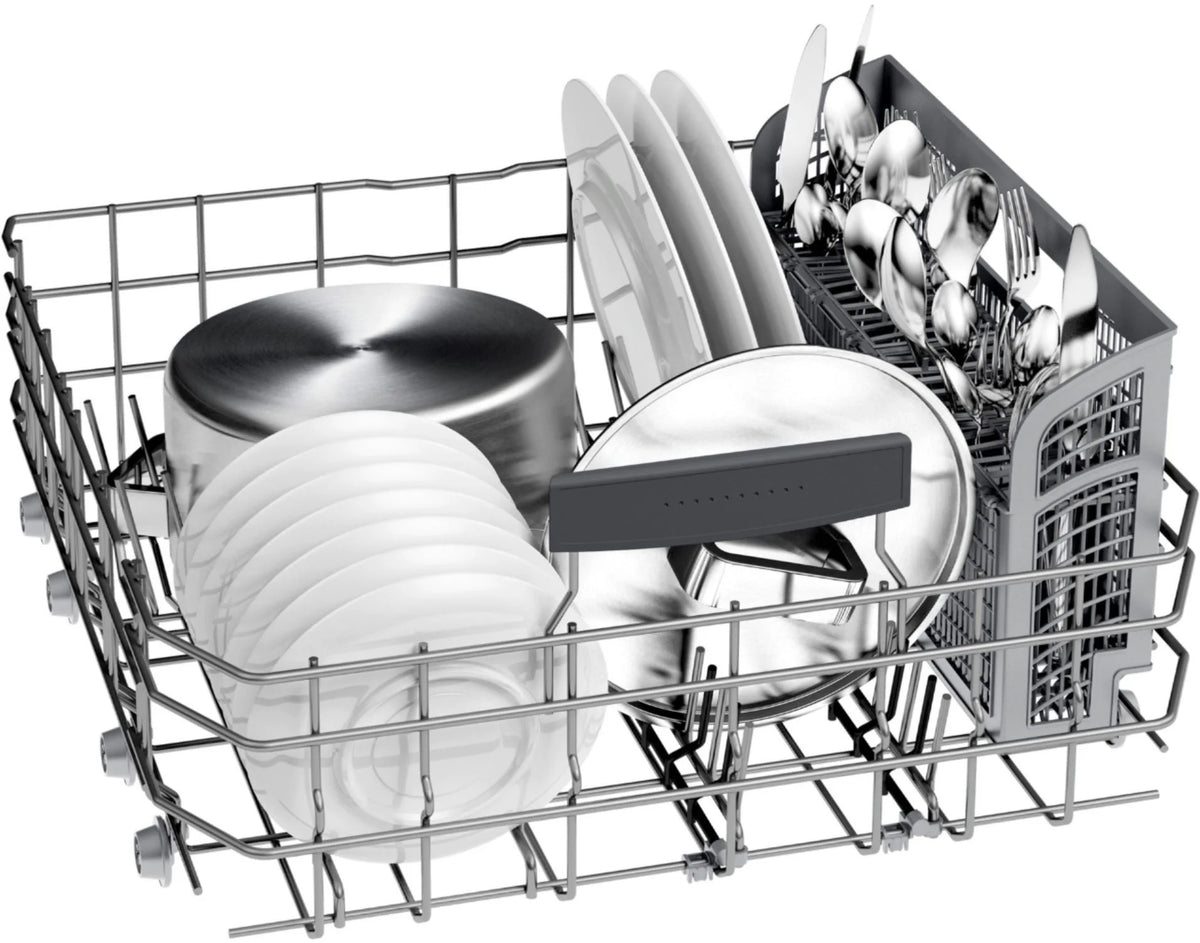 Bosch - 800 Series 24" Top Control Built-In Dishwasher with CrystalDry, Stainless Steel Tub, 3rd Rack, 42 dBa - Stainless steel