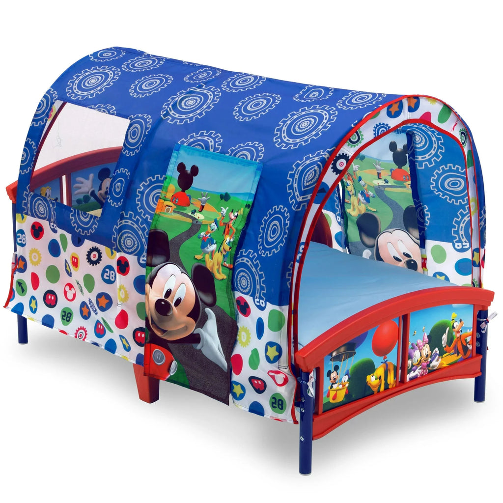 Delta Children Mickey Mouse Plastic Toddler Canopy Bed . Blue