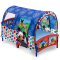 Delta Children Mickey Mouse Plastic Toddler Canopy Bed . Blue