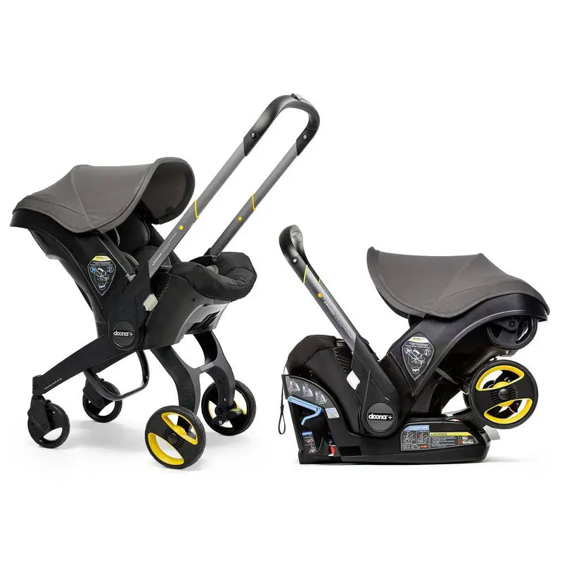 Doona Infant Car Seat and Stroller Combo  Grey Hound Color, All-in-One Mobility System