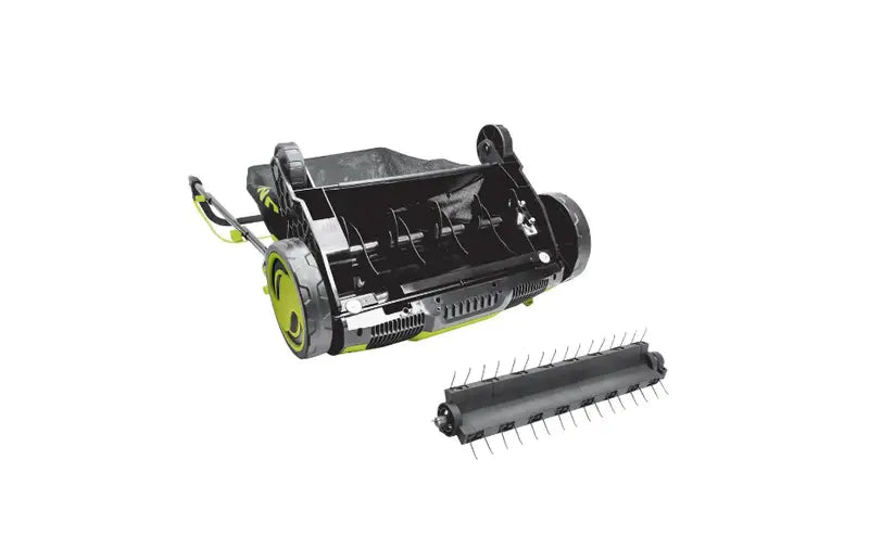Sun Joe AJ805E Electric Lawn Dethatcher – 15-Inch, 13-Amp with Collection Bag