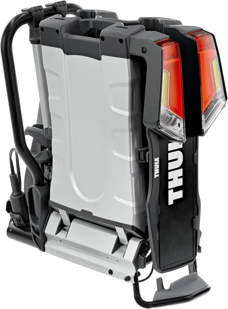 Thule EasyFold XT 2-Bike Hitch Rack – Foldable, Easy-Load Platform Carrier with Integrated Locks