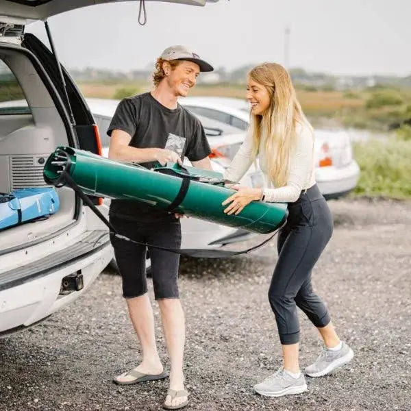 TUCKTEC 10-Foot Pro Folding Kayak – Dark Yellow, Ultra-Portable Design