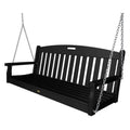 Trex Yacht Club Swing – Charcoal Black Weather-Resistant Design