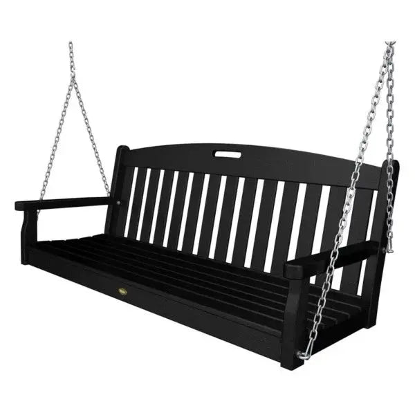Trex Yacht Club Swing – Charcoal Black Weather-Resistant Design