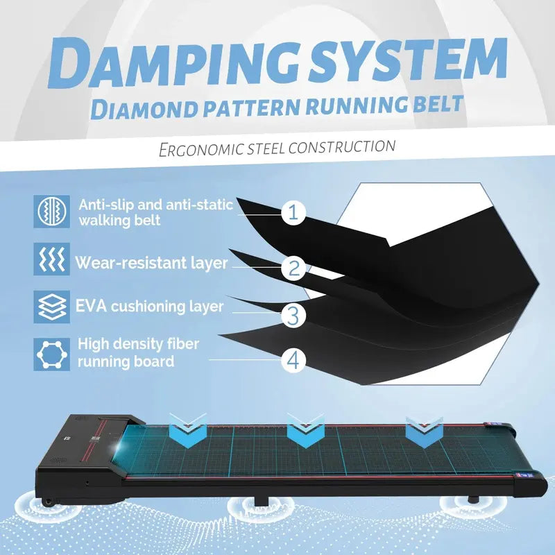 Sperax Walking Pad – Slim Under-Desk Treadmill for Low-Impact Home Exercise