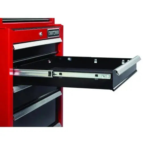 Craftsman 26-Inch 3-Drawer Heavy-Duty Tool Chest  Ball-Bearing Slides, Black Finish