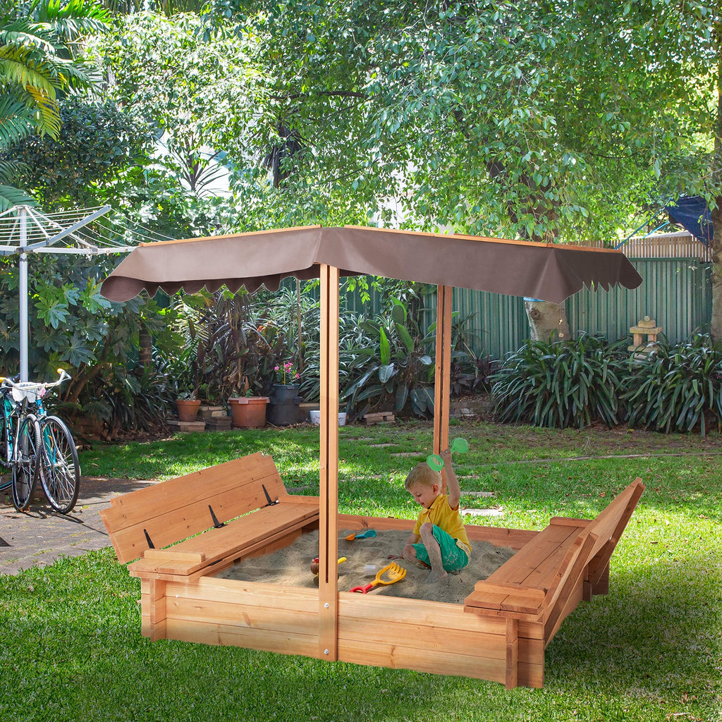BIRASIL Sandbox Backyard Outdoor Natural