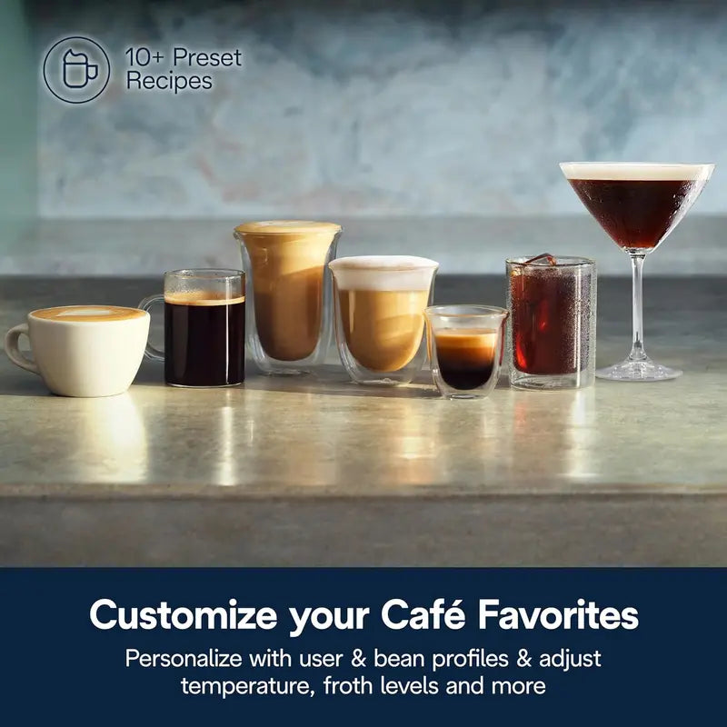 De onghi La Specialista Touch Espresso Machine  Integrated Grinder, Cold Brew & Iced Mode, 10 Presets, Italian Craftsmanship