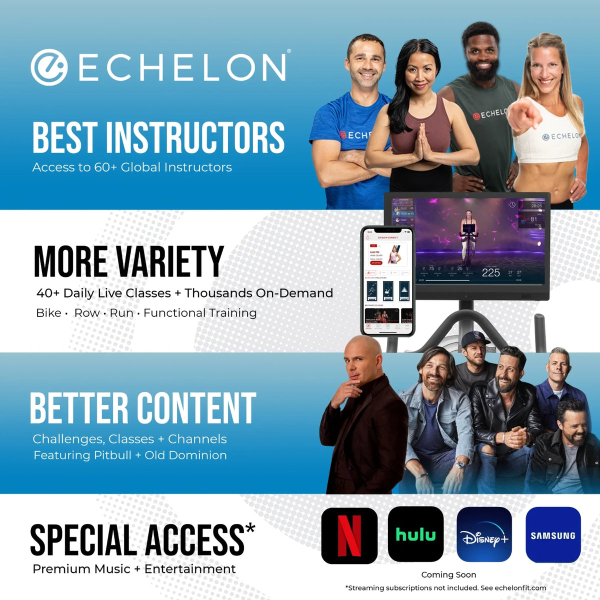 Echelon Sport Exercise Rower with 32 Levels of Magnetic Resistance with 90 Day Free Premier Membership ($105 Value)