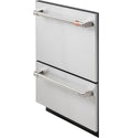 Café 24" Top Control Built-In Double Drawer Dishwasher - Stainless steel