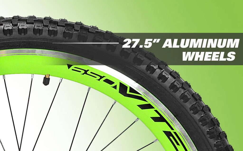 Genesis 27.5 RCT Mens Mountain Bike . Black/Green