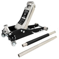 Donext 3 Ton Low Profile Racing Floor Jack - Aluminum and Steel Construction, Dual Pistons Quick Lift Pump, Lifting Range 3.54"-19.69"