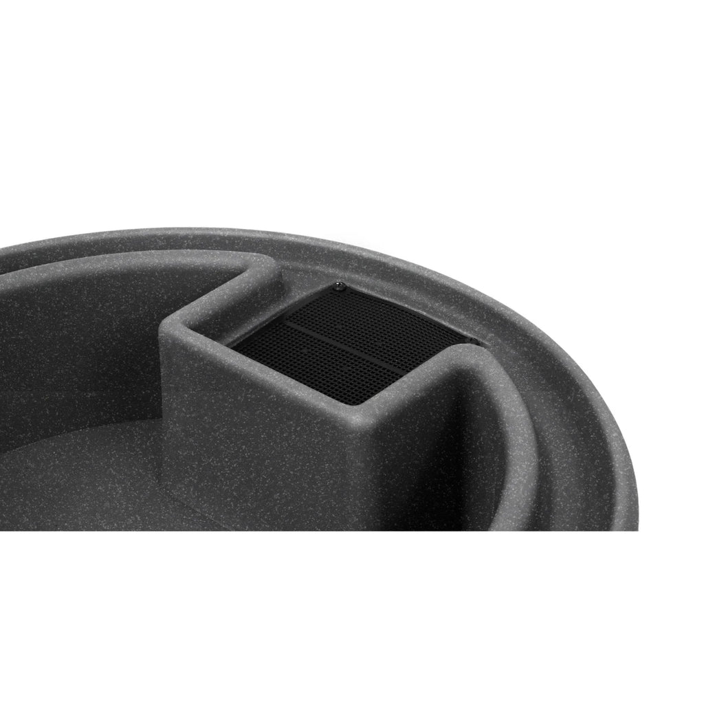 Good Ideas IMP-D50-DAR Impressions Downton Rain Saver Rain Barrel . 50 Gallon . Dark Granite