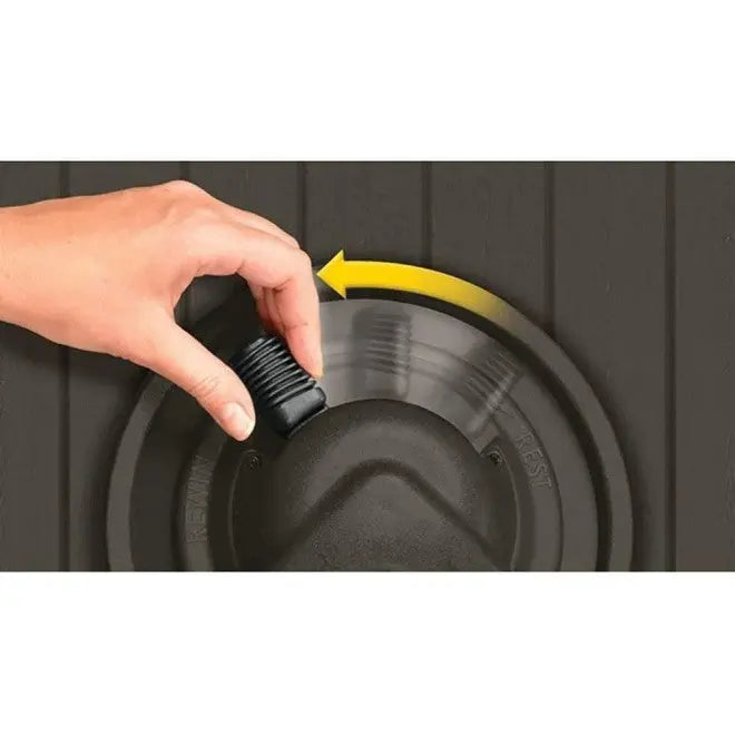 Suncast Aquawinder 125-Foot Water-Powered Auto Hose Reel in Java Finish (2-Pack)