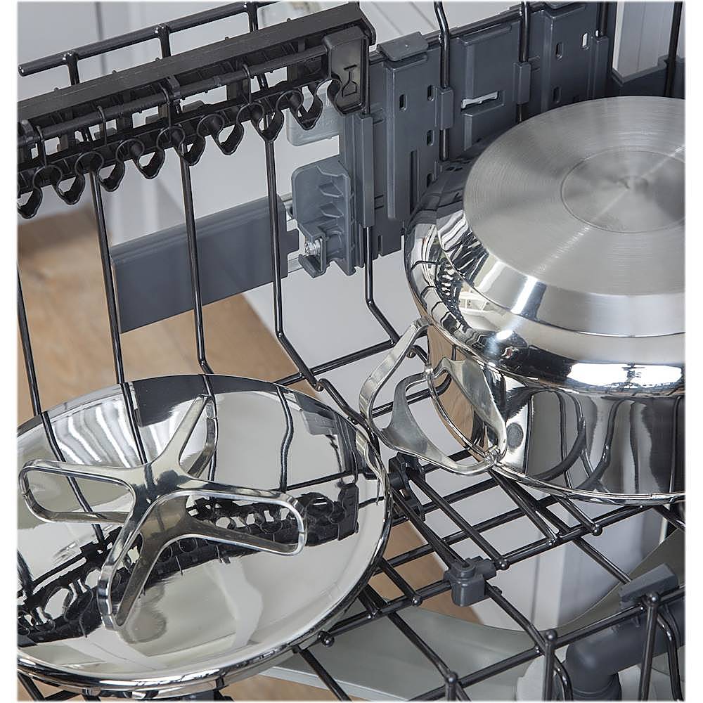 Café - 24" Top Control Tall Tub Built-In Dishwasher with Stainless Steel Tub - Matte black
