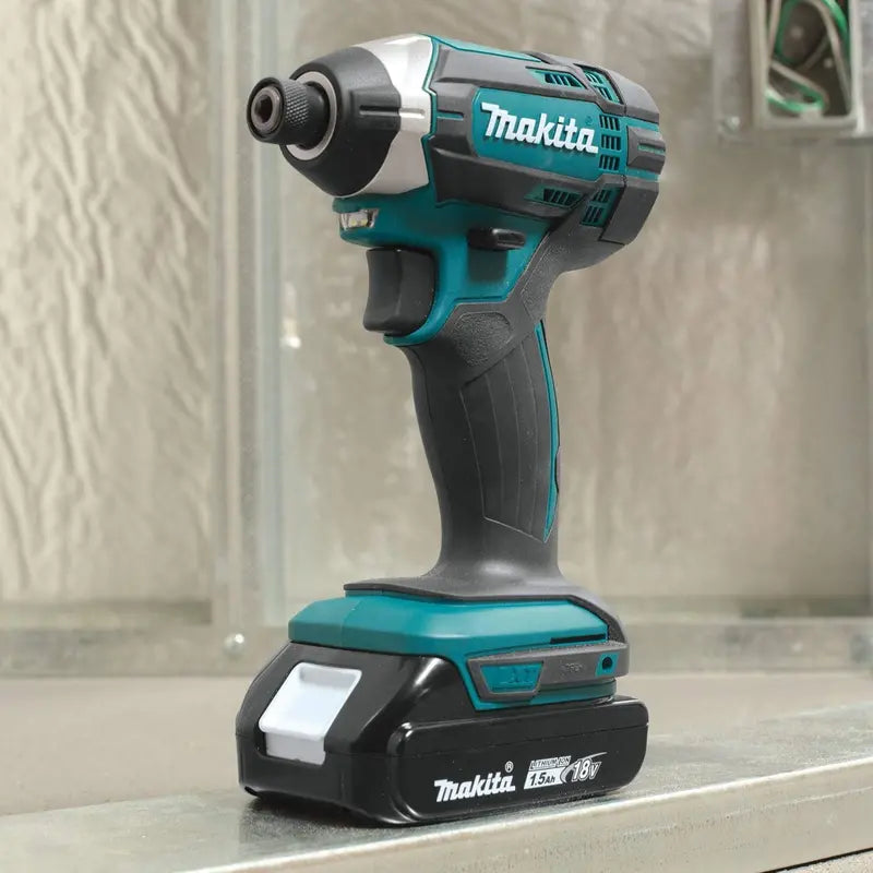 Compact 2-Piece Cordless Lithium-Ion Tool Combo Kit (1.5Ah Batteries)
