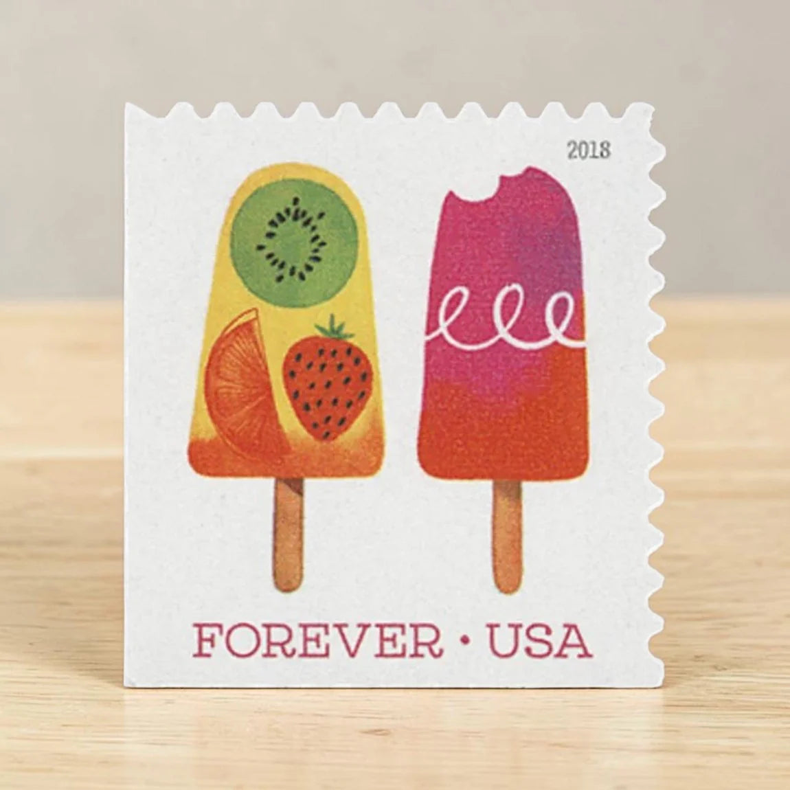 2018 Frozen Treats Forever Postage Stamps Booklet First-Class Postage