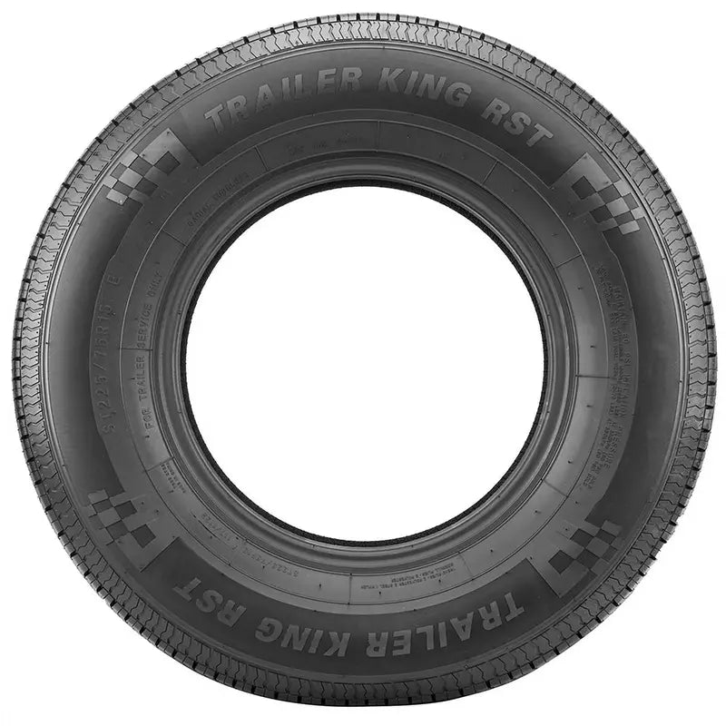 ST225/75R15 Trailer Tire – Load Range E, 117/112M Rating, High-Capacity Heavy-Duty Replacement for Utility & Boat Trailers