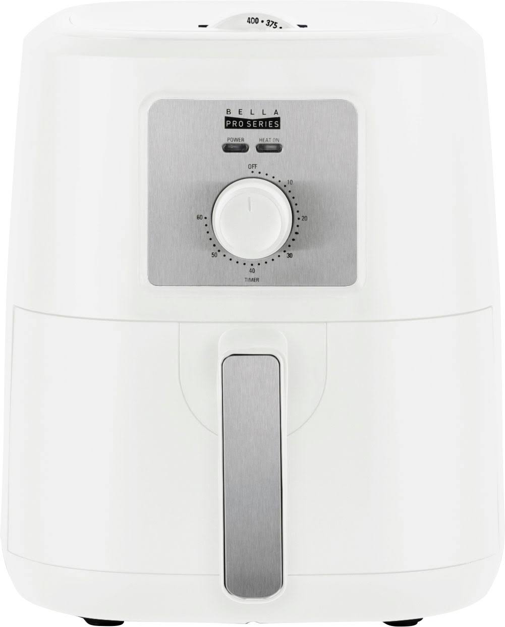 Bella Pro Series - 4.2-qt. Manual Air Fryer - White