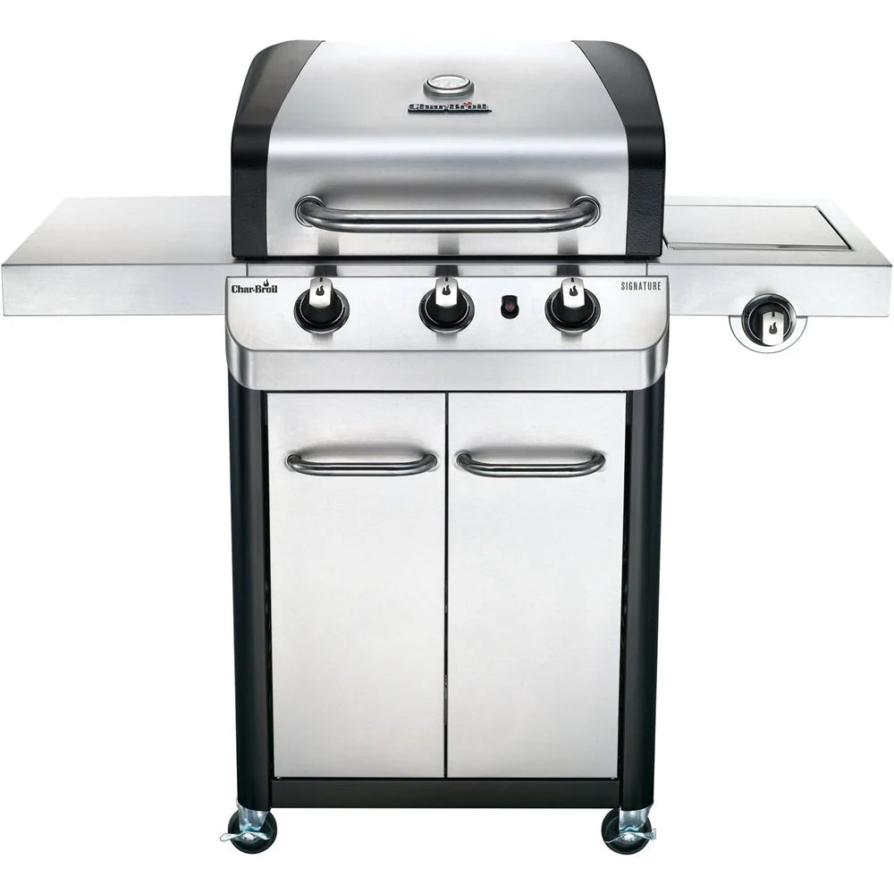 Char-Broil - Signature Gas Grill - Silver/black