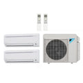Daikin 30,000 Btu 17.9 Seer 2-Zone Mini Split Heat Pump System - 12K-18K - 3MXS24RMVJU - FTXS12LVJU - FTXS18LVJU